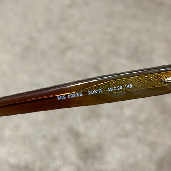 Missoni MIS 0030/S Black Oval 49mm Women’s Sunglasses - Picture 6 of 9